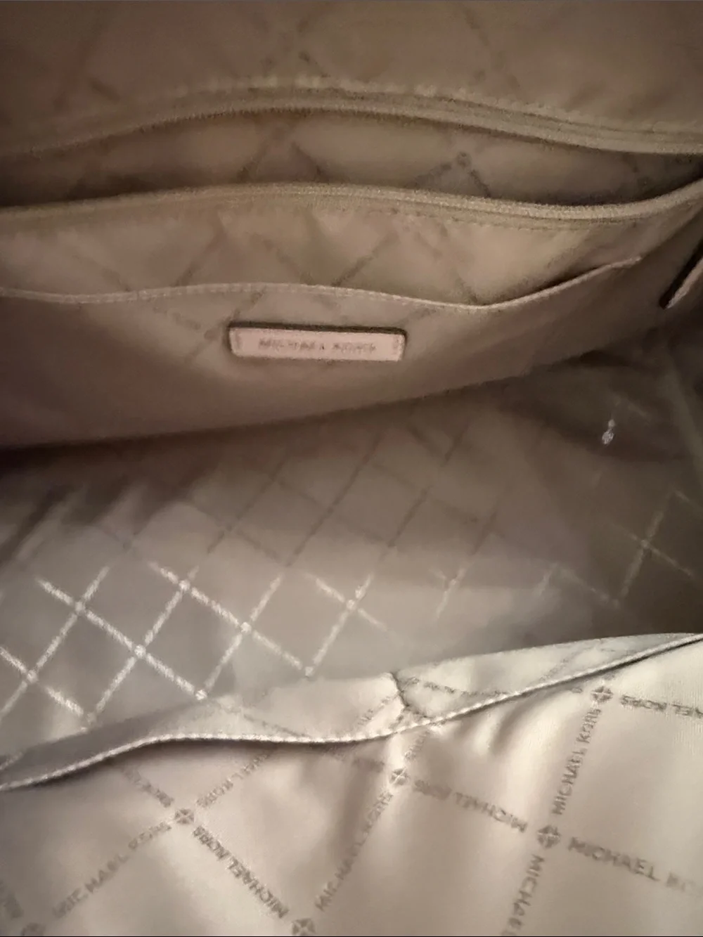 Michael Kors Pink Logo weekender bag